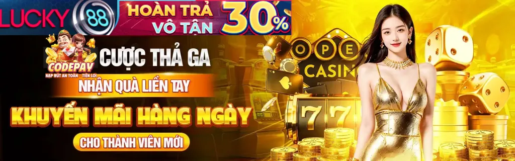 Hoàn trả tiền cược hàng tuần cho người chơi slots VIP